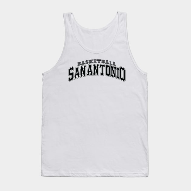 San Antonio Basketball Tank Top by Cemploex_Art